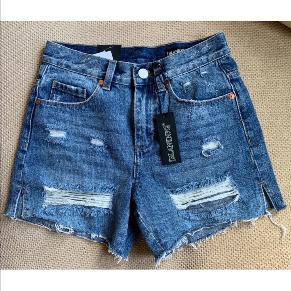 Blanknyc distressed shorts
